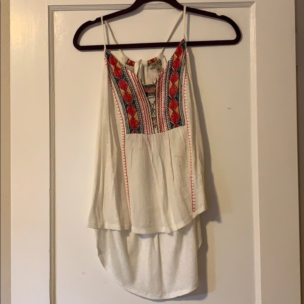 Lucky Brand Embroidered Tank